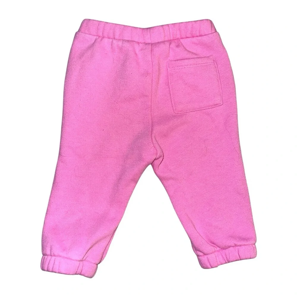 Cat & Jack Baby Girl 3 Piece Set - 3-6M - Pink Sweatpants, Sweatshirt, LS Onesie